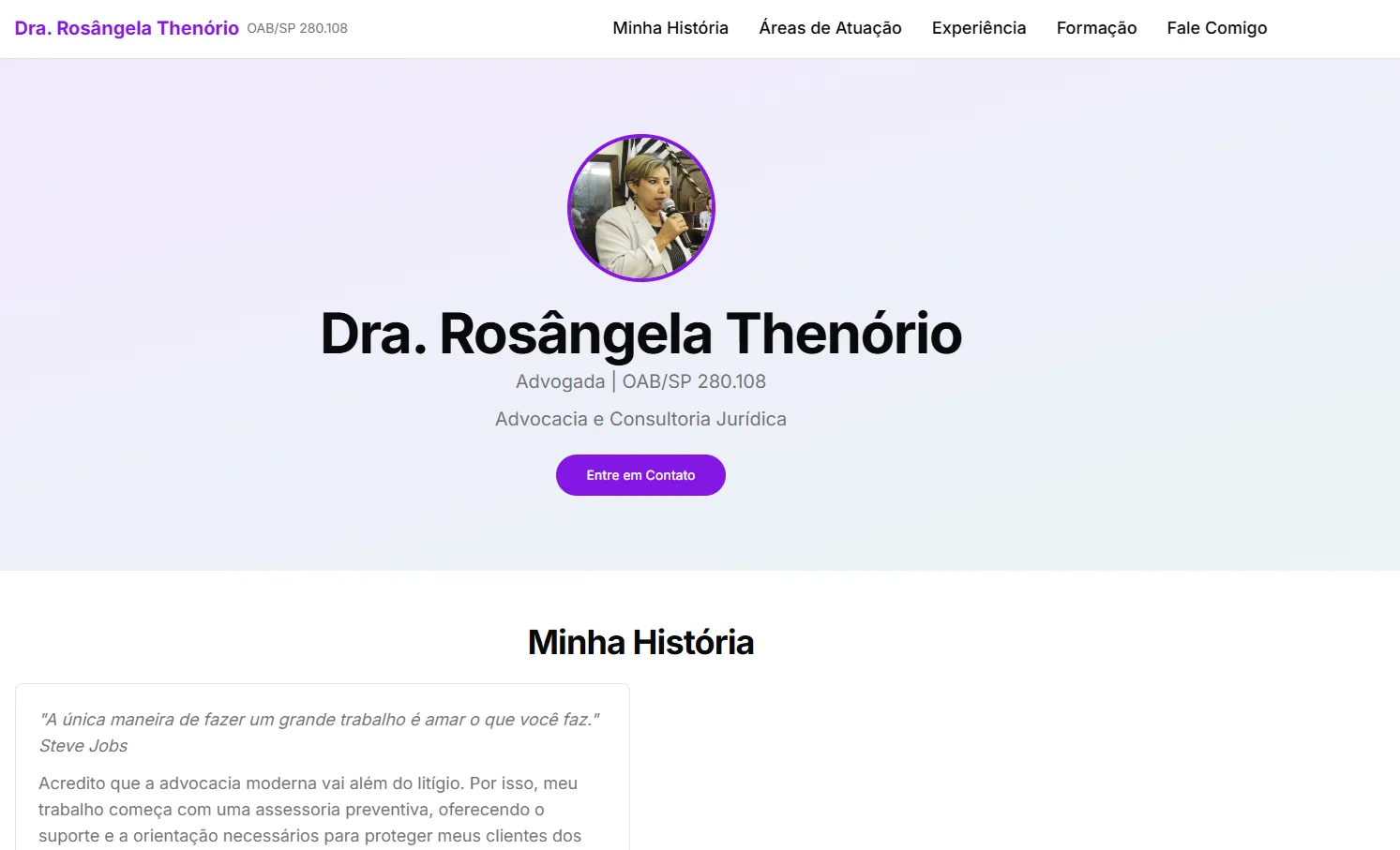 Dra. Rosângela Thenório